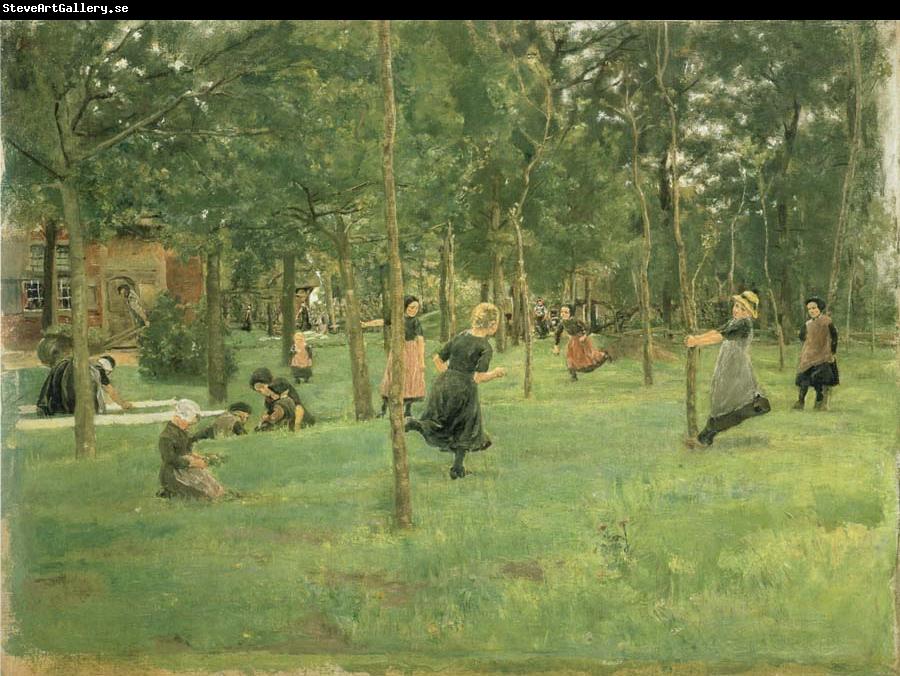 Max Liebermann Children Playing